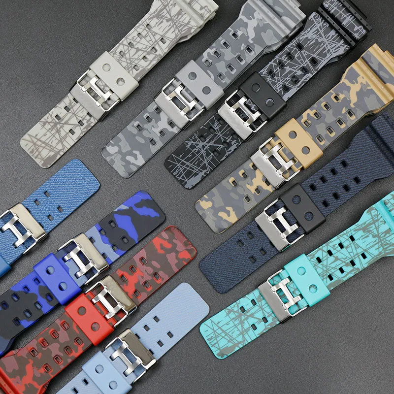 Camouflage Resin Watch Strap Applicable for Casio G-SHOCK GA-100 110 140 150 GD-120 GAX GLS100 Men's Watch Strap Accessories
Camouflage Resin Watch Strap Applicable for Casio G-SHOCK GA-100 110 140 150 GD-120 GAX GLS100 Men's Watch Strap Accessories