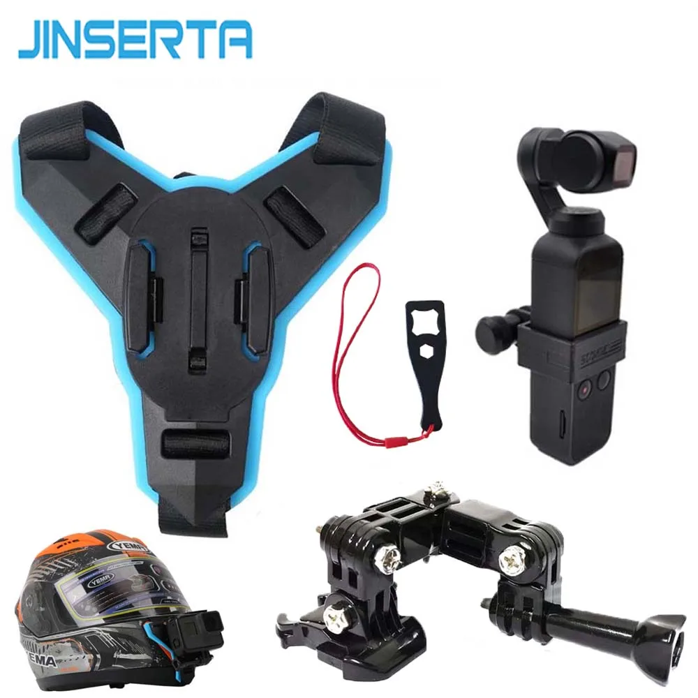 JINSERTA Full Face Helmet Chin Mount Extension Holder Set for OSMO POCKET Gopro Hero 7 6 5 SJCAM Motorcycle Helmet Chin Stand
JINSERTA Full Face Helmet Chin Mount Extension Holder Set for OSMO POCKET Gopro Hero 7 6 5 SJCAM Motorcycle Helmet Chin Stand