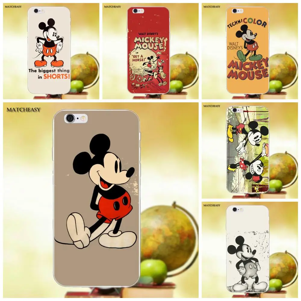 Soft Silicone TPU Transparent Skin Painting For Apple iPhone X XS Max XR 4 4S 5 5C SE 6 6S 7 8 Plus X Retro Mickey Mouse
Soft Silicone TPU Transparent Skin Painting For Apple iPhone X XS Max XR 4 4S 5 5C SE 6 6S 7 8 Plus X Retro Mickey Mouse