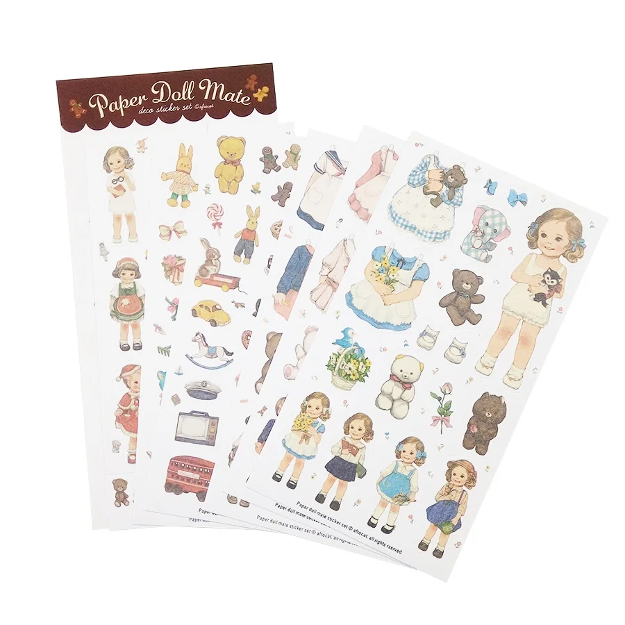 6sheets/pack Cartoon Girl Paper Sticker Diary Note Decoration Sticker Gift Multifunction Paper Stickers Scrapbooking
6sheets/pack Cartoon Girl Paper Sticker Diary Note Decoration Sticker Gift Multifunction Paper Stickers Scrapbooking