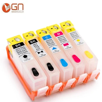 GN for HP178 178XL Refillable Ink Cartridge for HP 178 Photosmart 5510 5515 6510 7510 B109a B109n B110a Printer With Chip
GN for HP178 178XL Refillable Ink Cartridge for HP 178 Photosmart 5510 5515 6510 7510 B109a B109n B110a Printer With Chip