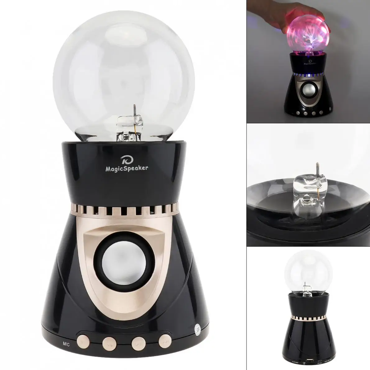 USB Mini Magic Plasma Ball-shape Portable Bluetooth Speaker with Voice Prompt Call Function for Present/Opening Ceremony
USB Mini Magic Plasma Ball-shape Portable Bluetooth Speaker with Voice Prompt Call Function for Present/Opening Ceremony