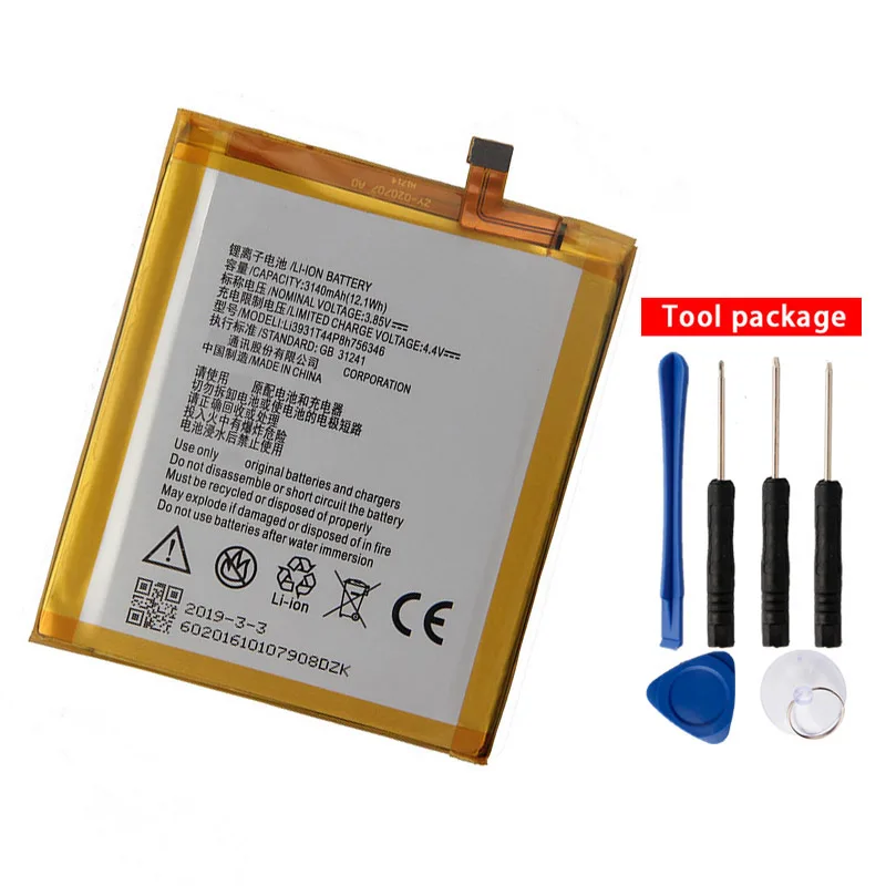 Original LI3931T44P8h756346 phone battery For ZTE Axon 7 Axon 7S A2017 5.5inch 3140mAh
Original LI3931T44P8h756346 phone battery For ZTE Axon 7 Axon 7S A2017 5.5inch 3140mAh
