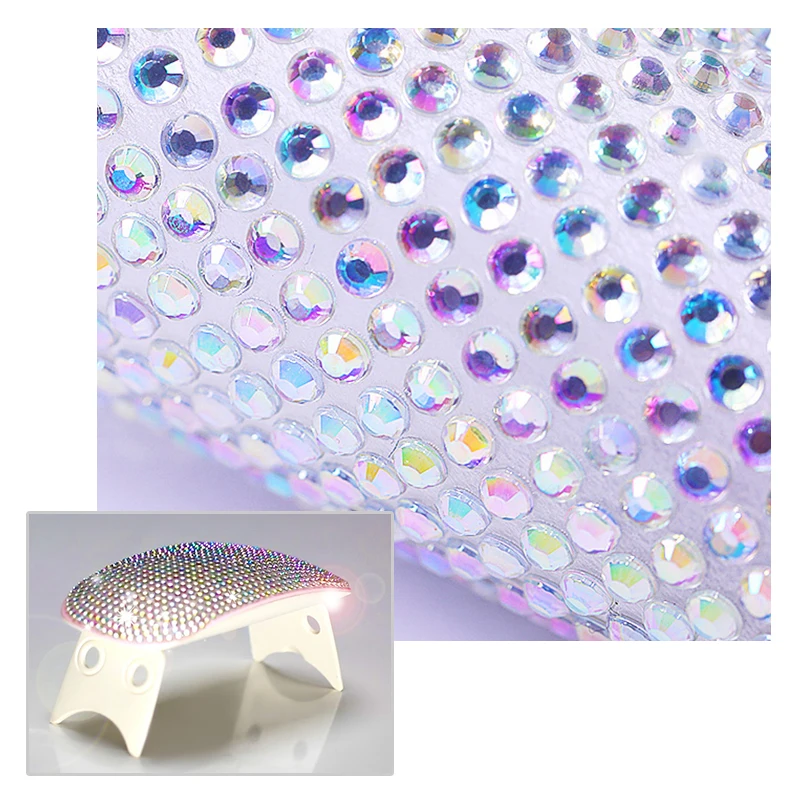 LEMOOC Rhinestone 3D Nail Stickers for 6W/24W UV Lamp Shining Self-adhesive Nail Dryer Stickers DIY Nail Decoration Design
LEMOOC Rhinestone 3D Nail Stickers for 6W/24W UV Lamp Shining Self-adhesive Nail Dryer Stickers DIY Nail Decoration Design