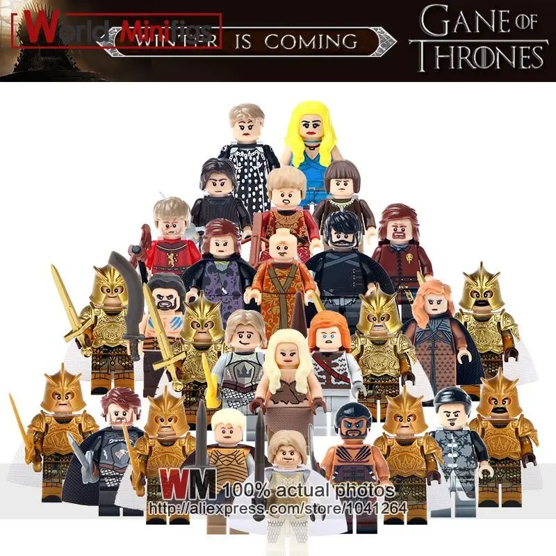 28pcs/lot Game of Thrones Ice and Fire Stark Family King Queen Seven Kingdom Gifts Bricks Building Blocks Model Toys
28pcs/lot Game of Thrones Ice and Fire Stark Family King Queen Seven Kingdom Gifts Bricks Building Blocks Model Toys