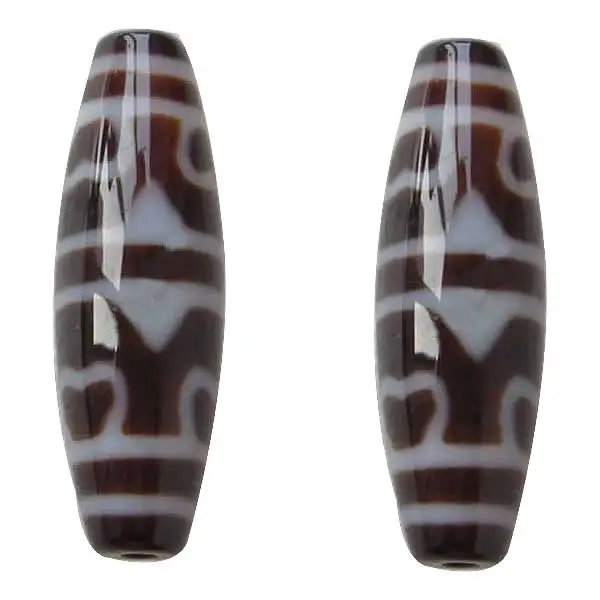 YYW 12x38mm Natural Tibetan Dzi Agata Beads Lucky Jewelry Oval Two Tone Real Loose Stone Beads Accessories Jewelry
YYW 12x38mm Natural Tibetan Dzi Agata Beads Lucky Jewelry Oval Two Tone Real Loose Stone Beads Accessories Jewelry