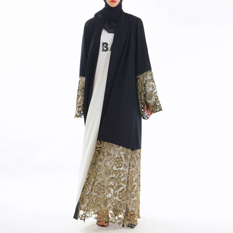 Arabian clothing floral Lace Cardigan robe robes Luxury traditional Muslim clothing 2018 new style Long Skirt Tunic
Arabian clothing floral Lace Cardigan robe robes Luxury traditional Muslim clothing 2018 new style Long Skirt Tunic