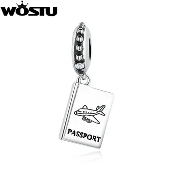 Real 925 Sterling Silver Passport Dangle Fit Original WOST Charm Bracelet For Women Authentic Sterling-Silver-Jewelry ZBBS085
Real 925 Sterling Silver Passport Dangle Fit Original WOST Charm Bracelet For Women Authentic Sterling-Silver-Jewelry ZBBS085