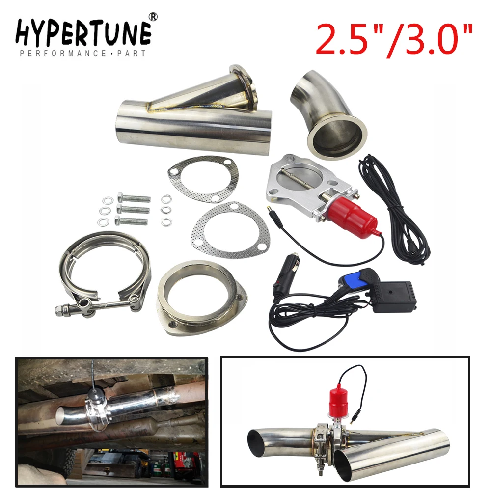 Hypertune - 2.5" or 3.0" Electric Stainless Exhaust Cutout Cut Out Dump Valve / switch with Remote control HT5295
Hypertune - 2.5" or 3.0" Electric Stainless Exhaust Cutout Cut Out Dump Valve / switch with Remote control HT5295