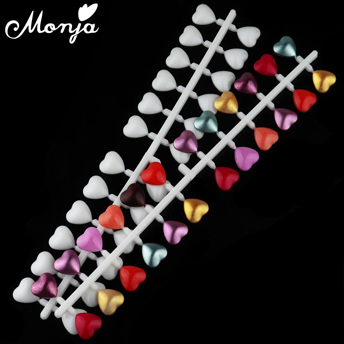 Monja 48 Pcs Nail Art Heart Shaped Color Painting Practice Palette Nail UV Gel Polish Card Showing Display Shelf Manicure Tools
Monja 48 Pcs Nail Art Heart Shaped Color Painting Practice Palette Nail UV Gel Polish Card Showing Display Shelf Manicure Tools