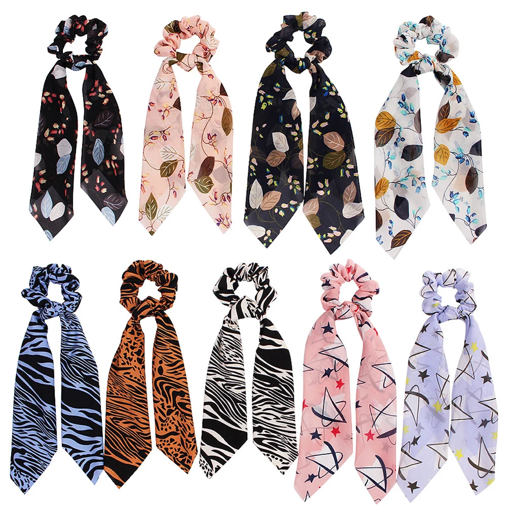 Fashion Print Ponytail Scarf Bow Elastic Hair Rope Tie Scrunchies Printed Charms Lady Hot Sale 2019 Chic Women Ribbon Hair Band
Fashion Print Ponytail Scarf Bow Elastic Hair Rope Tie Scrunchies Printed Charms Lady Hot Sale 2019 Chic Women Ribbon Hair Band