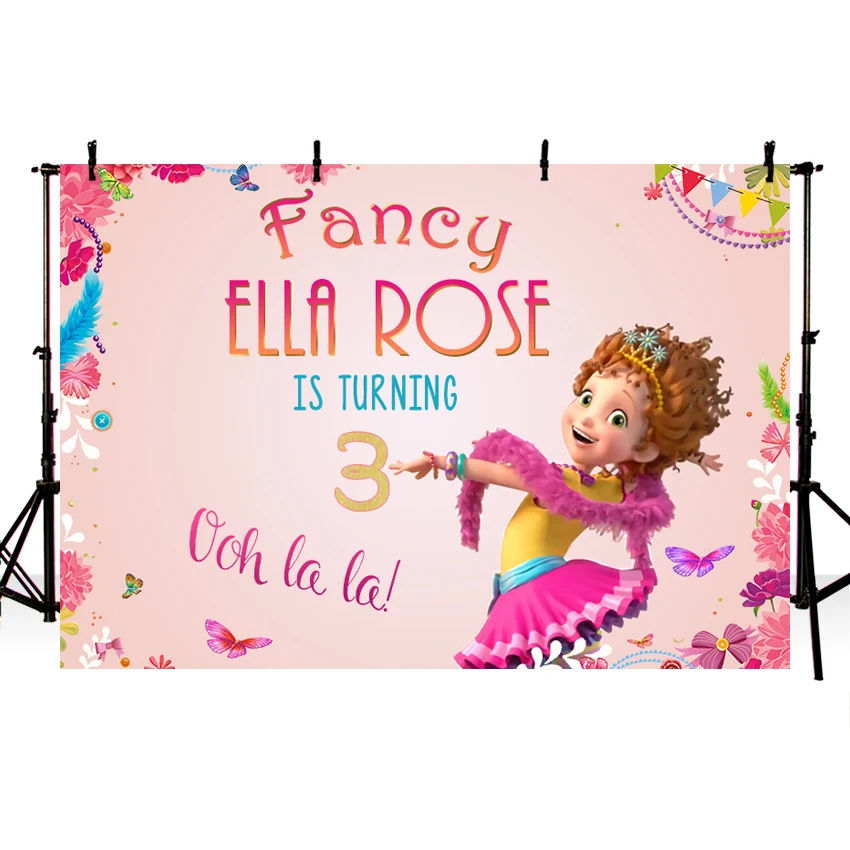 Pink Theme Fancy Nancy Girls Birthday Party Backdrop Flower Butterfly Photography Backgrounds for Photo Studio Customized
Pink Theme Fancy Nancy Girls Birthday Party Backdrop Flower Butterfly Photography Backgrounds for Photo Studio Customized