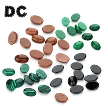 10pcs Natural Stone Oval Flatback 10x14/13x18/18x25mm Green Jade Malachite Black Agate Sandstone Cabochon For DIY Jewelry Making
10pcs Natural Stone Oval Flatback 10x14/13x18/18x25mm Green Jade Malachite Black Agate Sandstone Cabochon For DIY Jewelry Making