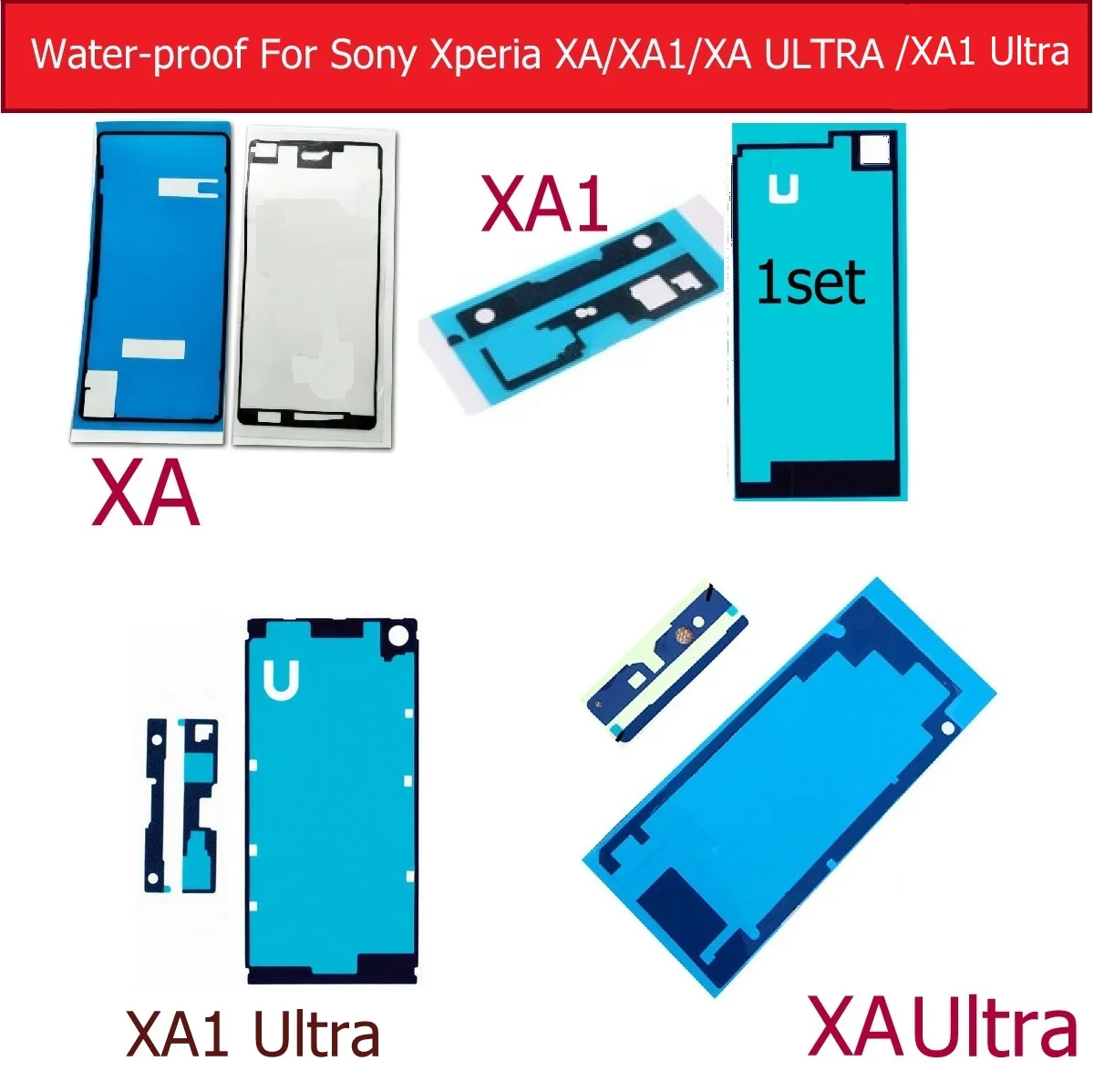 Back Cover&LCD Display Adhesive Tape For Sony Xperia XA/XA1/ XA Ultra /XA1 Ultra XA2 Rear Glass Housing Waterproof Glue Sticker
Back Cover&LCD Display Adhesive Tape For Sony Xperia XA/XA1/ XA Ultra /XA1 Ultra XA2 Rear Glass Housing Waterproof Glue Sticker