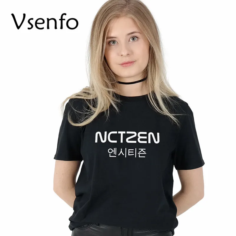 NCTZEN T-Shirt Women Cotton Short Sleeve Top T Shirt Tee Fashion Summer Camiseta Mujer KPOP NCT Fandom Taeyong Kpop Tops
NCTZEN T-Shirt Women Cotton Short Sleeve Top T Shirt Tee Fashion Summer Camiseta Mujer KPOP NCT Fandom Taeyong Kpop Tops
