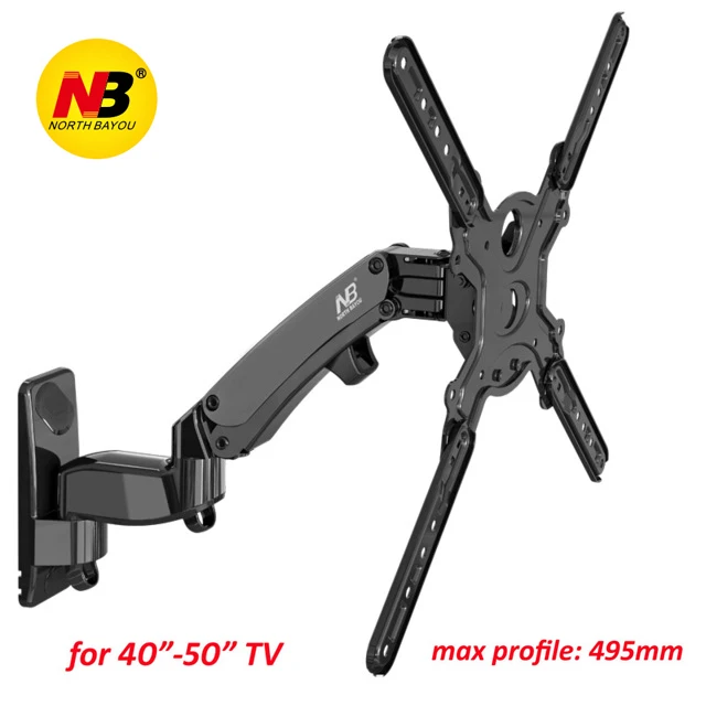 NB F450 Gas Spring 40"-50" LED LCD TV Wall Mount Full Motion Monitor Holder Arm Load 17.6-35.2lbs(8-16kgs) Max. VESA 400*400mm
NB F450 Gas Spring 40"-50" LED LCD TV Wall Mount Full Motion Monitor Holder Arm Load 17.6-35.2lbs(8-16kgs) Max. VESA 400*400mm