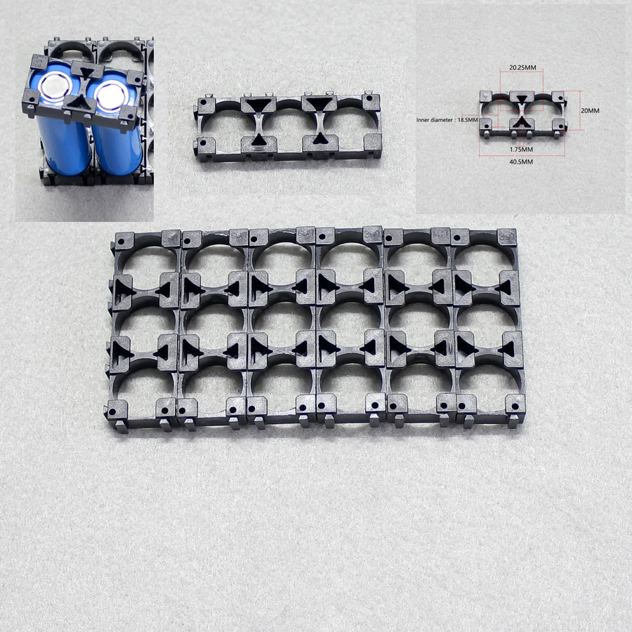 183501850018650 battery combination bracket 2 combined with universal ABS flame retardant combination fixed bracket
183501850018650 battery combination bracket 2 combined with universal ABS flame retardant combination fixed bracket
