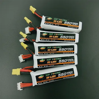 XF Power HV 4.35V 3S 11.4V 550mAh 80C/160C Lipo Battery XT30 Plug for URUAV FPV Racing Drone
XF Power HV 4.35V 3S 11.4V 550mAh 80C/160C Lipo Battery XT30 Plug for URUAV FPV Racing Drone