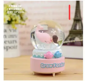 240SU select Style Floating snowflakes Glass crystal ball music Box send marry birthday Children's day gift
240SU select Style Floating snowflakes Glass crystal ball music Box send marry birthday Children's day gift