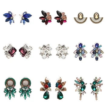 JURAN Crystal Stud Earrings 2019 Simple Design Earrings For Women Cheap Statement Earrings Fashion Girls Wedding Party Jewelry
JURAN Crystal Stud Earrings 2019 Simple Design Earrings For Women Cheap Statement Earrings Fashion Girls Wedding Party Jewelry