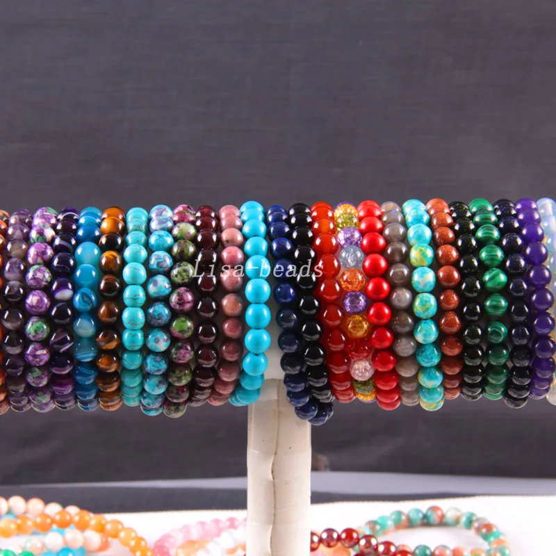 8MM Natural Stone Onyx Lapis Opal Garnet Shell Crystal Round Bead Stretch Bracelet 7.5" 1Pcs LH1700-1714
8MM Natural Stone Onyx Lapis Opal Garnet Shell Crystal Round Bead Stretch Bracelet 7.5" 1Pcs LH1700-1714