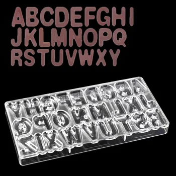 Chocolate Mold letter shape Polycarbonate Food Grade DIY Chocolate PC Tray Chocolate Candy Pastry Tool
Chocolate Mold letter shape Polycarbonate Food Grade DIY Chocolate PC Tray Chocolate Candy Pastry Tool