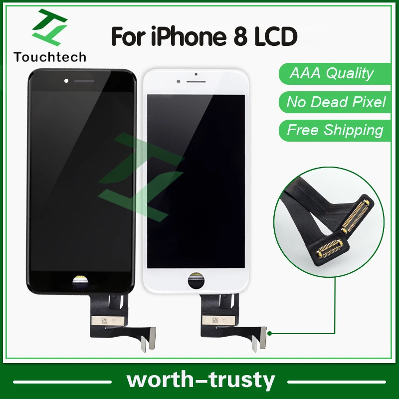 10PCS/LOT AAAA 100% No Dead Pixel for 4.7" iPhone 8 LCD 3D Touch Black&White Display Digitizer Replacement LCD Screen Free DHL
10PCS/LOT AAAA 100% No Dead Pixel for 4.7" iPhone 8 LCD 3D Touch Black&White Display Digitizer Replacement LCD Screen Free DHL