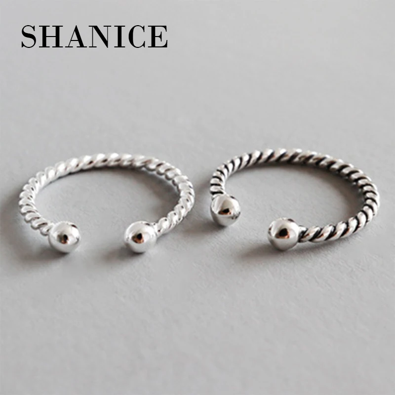 SHANICE Retro Old 925 Sterling Silver Open Ring For Women Braid Pattern Twist Rope Retro Style Do The Old Rings Bijoux Femme
SHANICE Retro Old 925 Sterling Silver Open Ring For Women Braid Pattern Twist Rope Retro Style Do The Old Rings Bijoux Femme