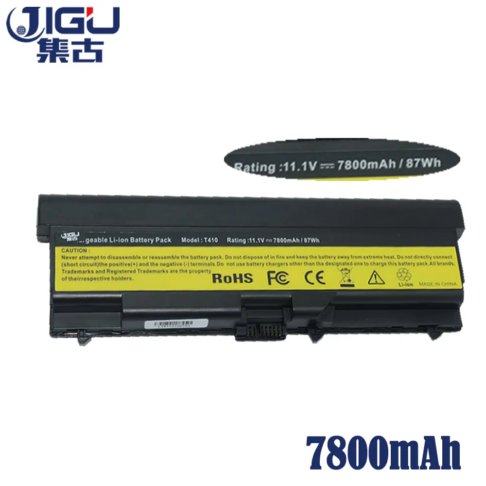 JIGU Laptop Battery For Lenovo ThinkPad L421 L510 L512 L520 SL410 SL410k SL510 T410 T410i T420 T510 T510i T520 T520i W510|laptop battery for