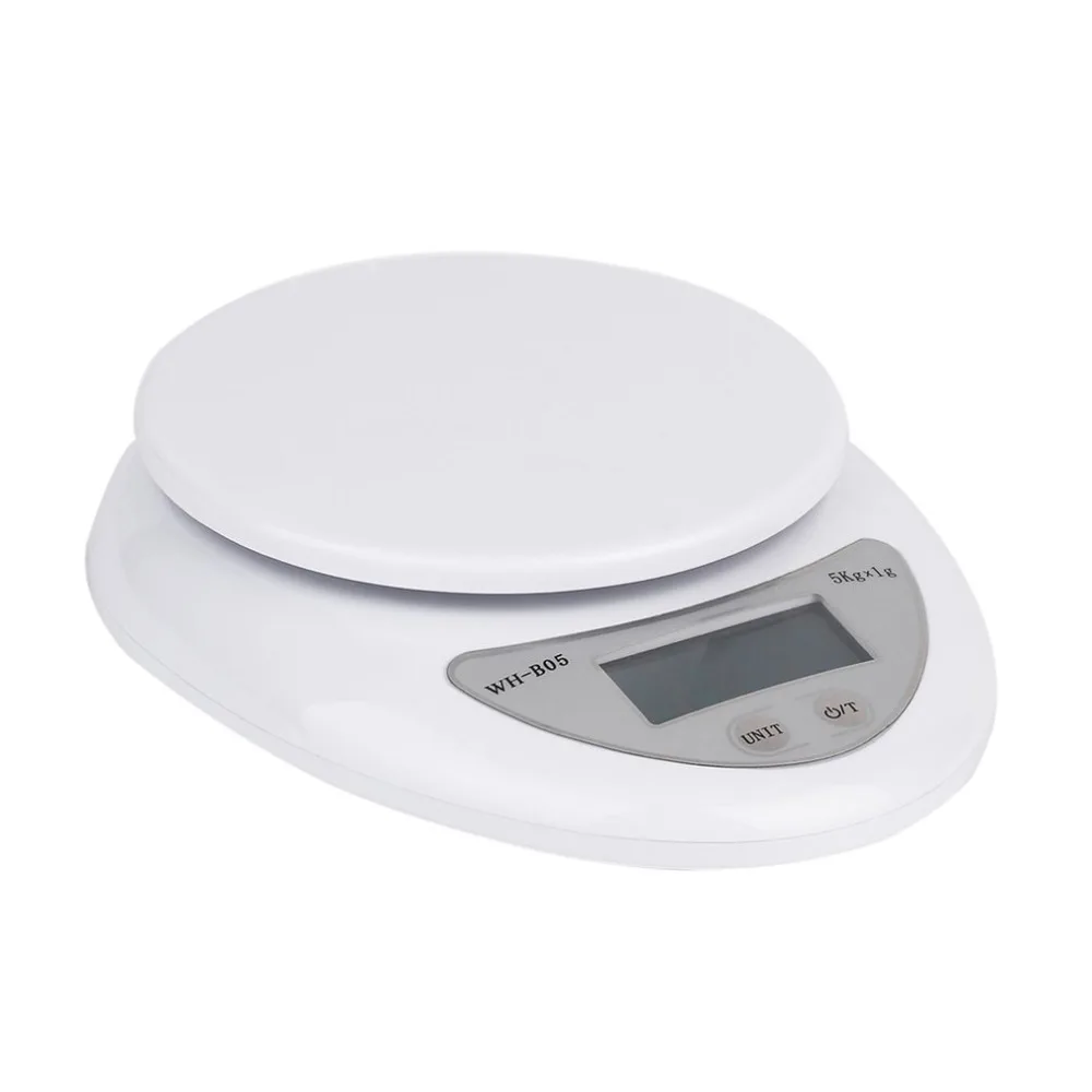 5000g/1g Kitchen Digital Scale Balance Food Diet Postal Weight Scale LCD Electronic White Scales
5000g/1g Kitchen Digital Scale Balance Food Diet Postal Weight Scale LCD Electronic White Scales