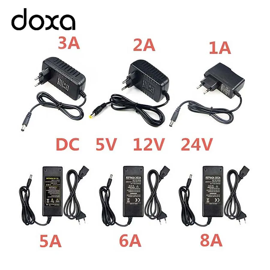 AC-DC 220V TO 12V Lighting Transformer 12V 24V 1A 2A 3A 4A 5A POWER Supply adapter Switching LED Drive for led strip
AC-DC 220V TO 12V Lighting Transformer 12V 24V 1A 2A 3A 4A 5A POWER Supply adapter Switching LED Drive for led strip