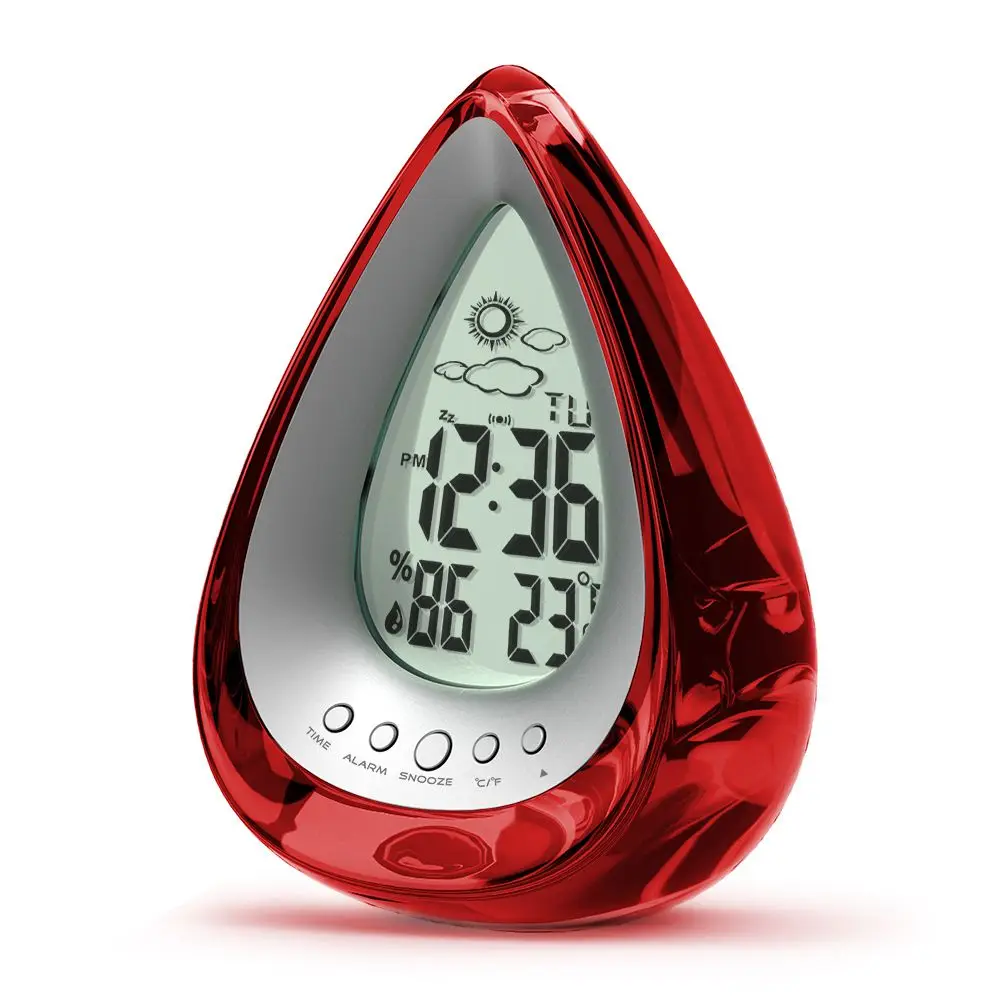 Water power clock Water drop-shaped Alarm clock Personality Only use water without electricity Mute small alarm clock
Water power clock Water drop-shaped Alarm clock Personality Only use water without electricity Mute small alarm clock