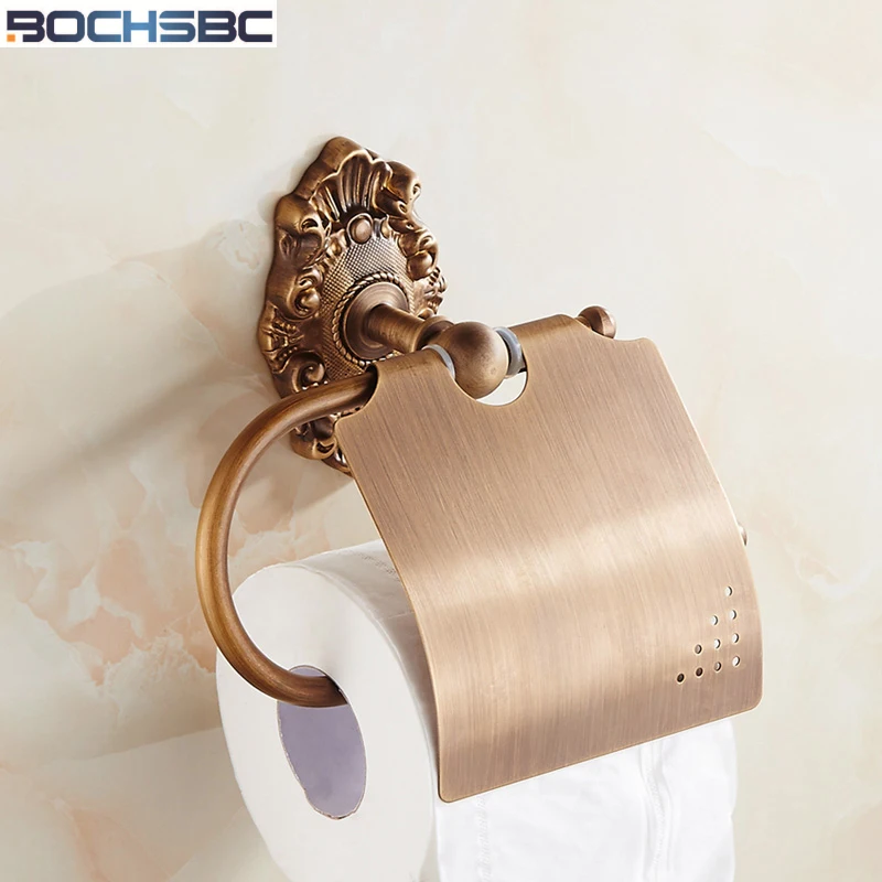 BOCHSBC Antique Toilet Paper Holder Full Copper Bathroom Roll Paper Towel Rack European Vintage Toilet Paper Holder
BOCHSBC Antique Toilet Paper Holder Full Copper Bathroom Roll Paper Towel Rack European Vintage Toilet Paper Holder