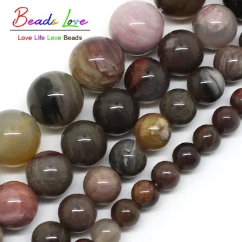 Natural Wooden Petrified Stone Round Loose Beads For Jewelry Making 15.5inch/strand 6/8/10/12mm Pick Size DIY bracelet (F00518)
Natural Wooden Petrified Stone Round Loose Beads For Jewelry Making 15.5inch/strand 6/8/10/12mm Pick Size DIY bracelet (F00518)