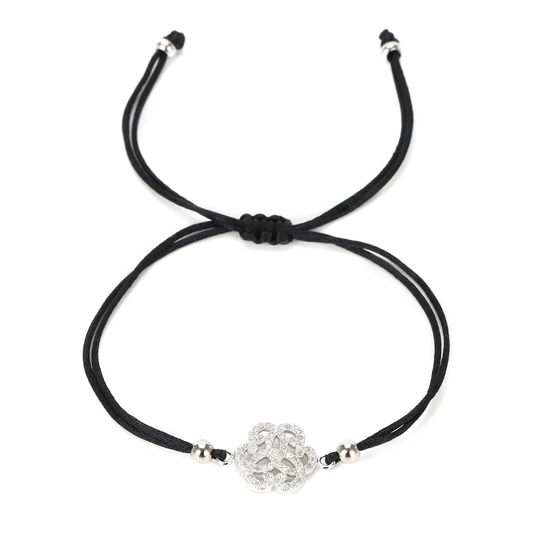 G.YCX Multicolor Rope Adjustable String Couple Bracelet Gold Silver Black Flower Pendant Lucky Paired Bracelet Statement Jewelry
G.YCX Multicolor Rope Adjustable String Couple Bracelet Gold Silver Black Flower Pendant Lucky Paired Bracelet Statement Jewelry