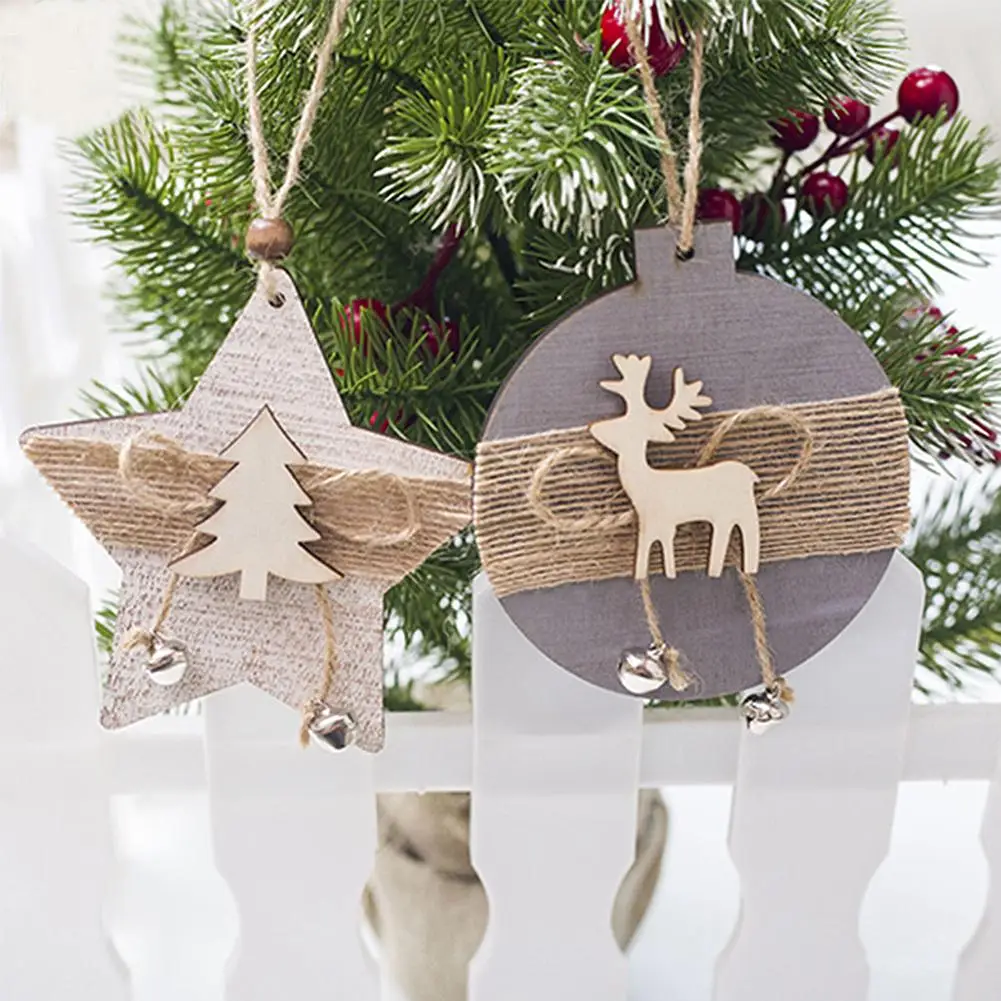 Christmas Bell Wooden Hanging Card Christmas Tree Decorations Innovative Wooden Hanging Card Christmas Decoration
Christmas Bell Wooden Hanging Card Christmas Tree Decorations Innovative Wooden Hanging Card Christmas Decoration