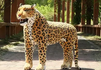 huge simulaiton leopard toy new big standing leopard doll gift about 110x75cm 1730
huge simulaiton leopard toy new big standing leopard doll gift about 110x75cm 1730