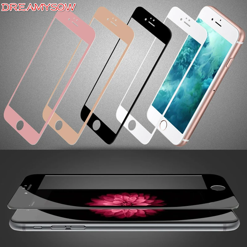 4 Color Tempered Glass For iPhone 7 Plus Full Cover 9H Toughened Screen Protector for iPhone 6S 6 8 Anti Shatter Protective Film
4 Color Tempered Glass For iPhone 7 Plus Full Cover 9H Toughened Screen Protector for iPhone 6S 6 8 Anti Shatter Protective Film