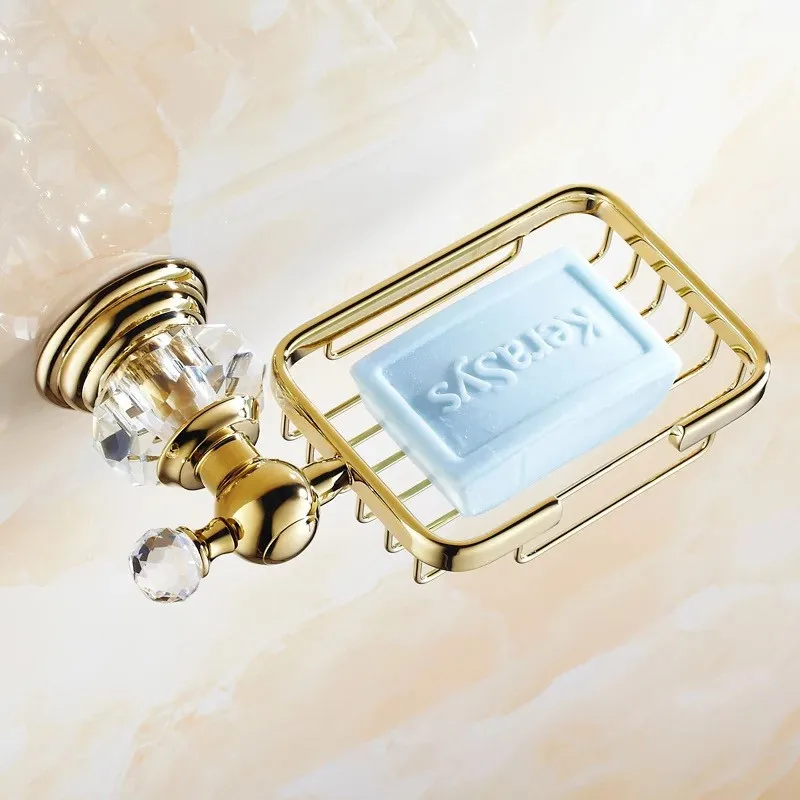 Modern golden crystal finish Soap basket soap dish soap holder bathroom accessories
Modern golden crystal finish Soap basket soap dish soap holder bathroom accessories