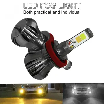 2 Pcs Dual Color in 1 160W H8 H9 H11 LED Fog Light Bulbs 3000K Yellow + 6000K White Colors Strobe Lamp Bulb COB Bulb Kit
2 Pcs Dual Color in 1 160W H8 H9 H11 LED Fog Light Bulbs 3000K Yellow + 6000K White Colors Strobe Lamp Bulb COB Bulb Kit