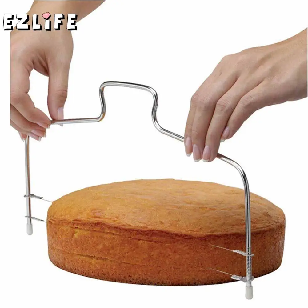 Stainless Steel Kitchen Tools Wire Slicer Cake Bread Cutting Leveller Decorating Divider Slicer Tool Cooking Tool CHW9991
Stainless Steel Kitchen Tools Wire Slicer Cake Bread Cutting Leveller Decorating Divider Slicer Tool Cooking Tool CHW9991