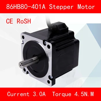 CE ROSH 86HB80-401A Stepper motor torque 4.5N.M Phase current 3A for automation equipment 3d printer cnc
CE ROSH 86HB80-401A Stepper motor torque 4.5N.M Phase current 3A for automation equipment 3d printer cnc