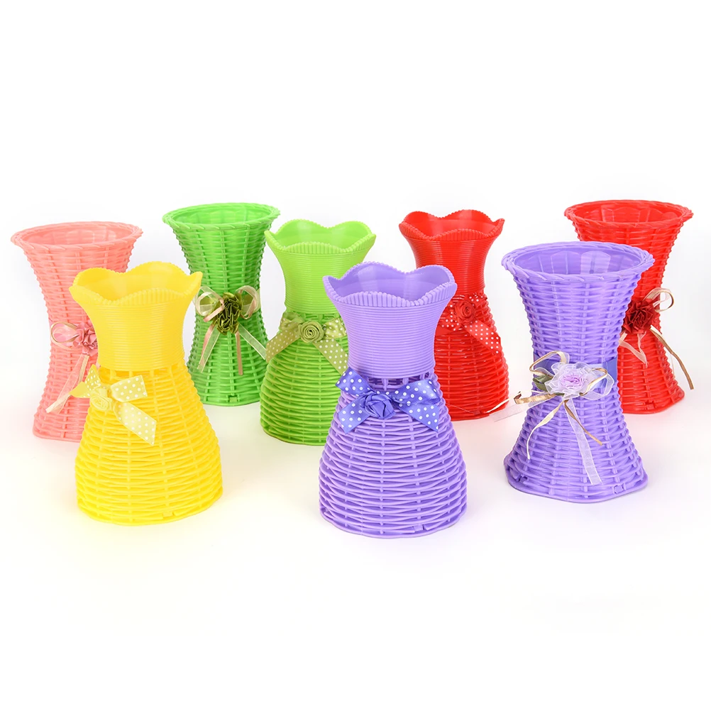 1 PCS Creative Design Reusable Plastic Flower Vase Basket Home Decoration Artificial Flower Vase 13 Styles
1 PCS Creative Design Reusable Plastic Flower Vase Basket Home Decoration Artificial Flower Vase 13 Styles