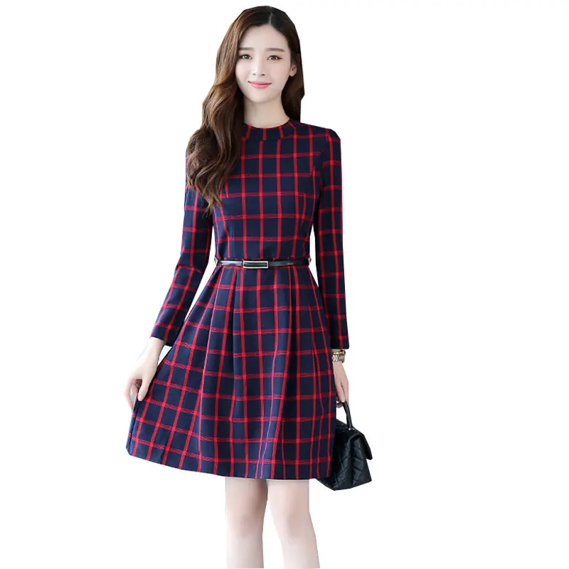 Plaid Pullover Autumn Winter Women Dress Plus size Long Red Casual Ladies Dresses Vestidos 2018 New Fashion Lattice Vestido Z503
Plaid Pullover Autumn Winter Women Dress Plus size Long Red Casual Ladies Dresses Vestidos 2018 New Fashion Lattice Vestido Z503