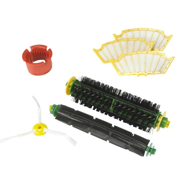 1 set Bristle Flexible Beater Brush & Side Brush & Clean Tool Filter for iRobot Roomba 500 Series 527 528 530 560 replacement
1 set Bristle Flexible Beater Brush & Side Brush & Clean Tool Filter for iRobot Roomba 500 Series 527 528 530 560 replacement