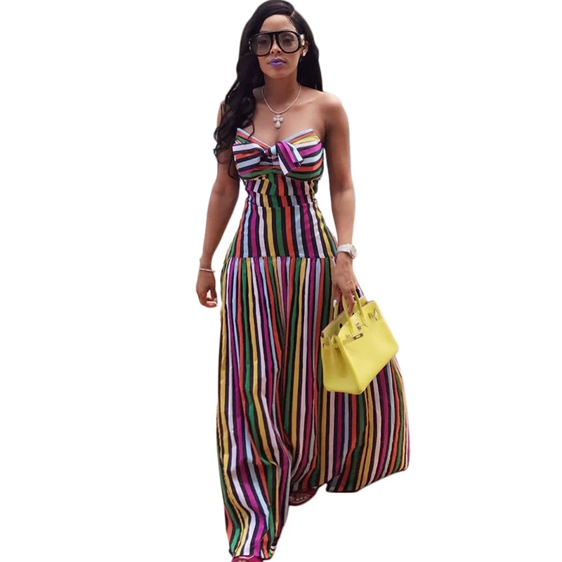 Women Sexy Strapless Floor-Length Tube Dress Striped Printed Beach Long Dresses Ladies Sleevelss Bow Summer Maxi Dress Vestidos
Women Sexy Strapless Floor-Length Tube Dress Striped Printed Beach Long Dresses Ladies Sleevelss Bow Summer Maxi Dress Vestidos