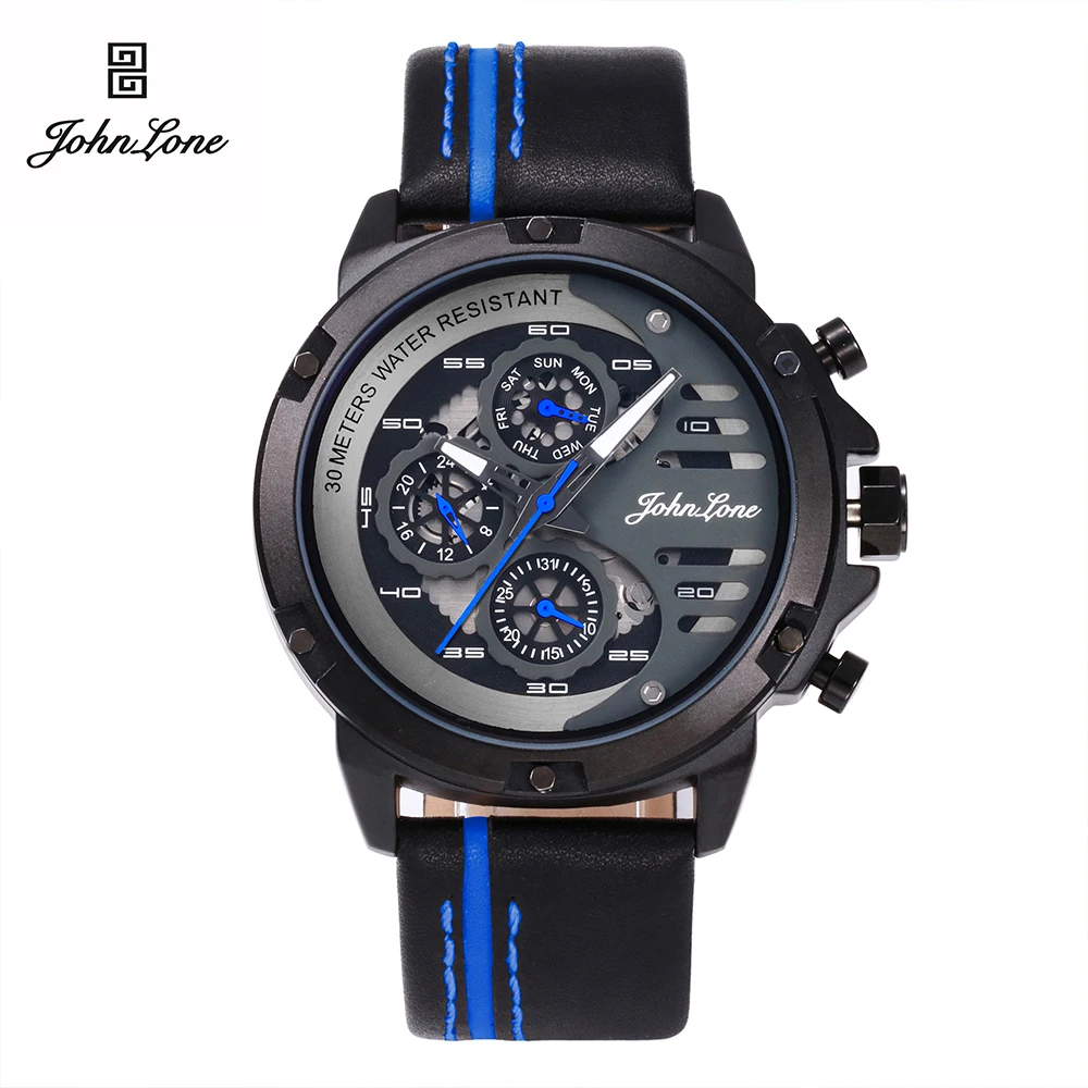 Luxury Large Dial Men'S Watch Sports Watch Waterproof Alloy Multi-Function Three-Eye Six-Needle Watch
Luxury Large Dial Men'S Watch Sports Watch Waterproof Alloy Multi-Function Three-Eye Six-Needle Watch