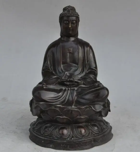 S00567 9"Chinese buddhism fane Bronze Joss sakyamuni Shakyamuni Medicine Buddha statue (B0328)
S00567 9"Chinese buddhism fane Bronze Joss sakyamuni Shakyamuni Medicine Buddha statue (B0328)