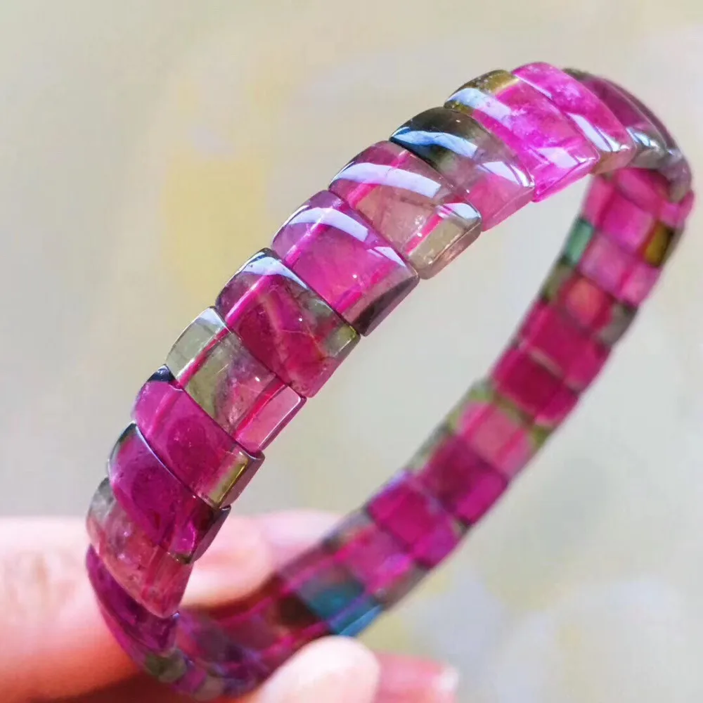 Natural Brazil Red Tourmaline Bangle Bracelet Women Men Love Gift Stretch 9.3x6mm Beads Stone Crystal Stretch Bangle AAAAA
Natural Brazil Red Tourmaline Bangle Bracelet Women Men Love Gift Stretch 9.3x6mm Beads Stone Crystal Stretch Bangle AAAAA