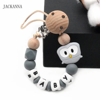 Personalized Name Owl Baby Pacifier Clips Holder Chain Infant Baby Dummy Clips Newborn Kids Attache Sucette Baby Shower Gifts
Personalized Name Owl Baby Pacifier Clips Holder Chain Infant Baby Dummy Clips Newborn Kids Attache Sucette Baby Shower Gifts